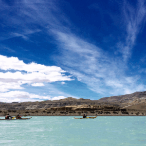 kayak y trekking en El Calafate - El Chaltén - Río La Leona