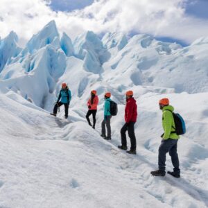 Caminhada no gelo com crampons na geleira Perito Moreno